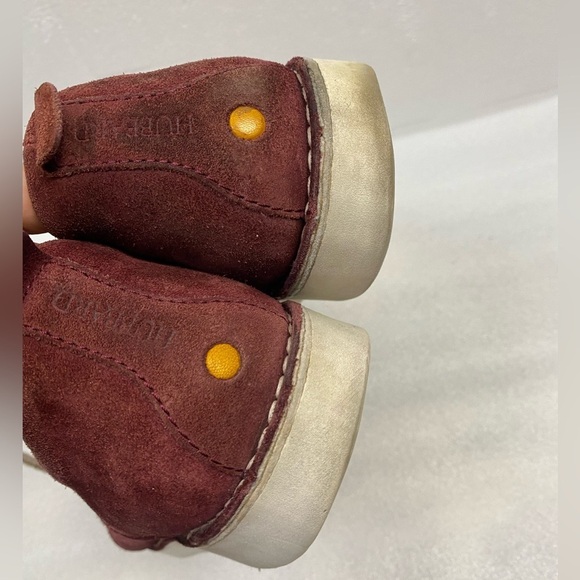 Samuel Hubbard Men’s 10.5 Leather Suede‎ Flat Shoes Free Plum Lace up - Picture 7 of 14